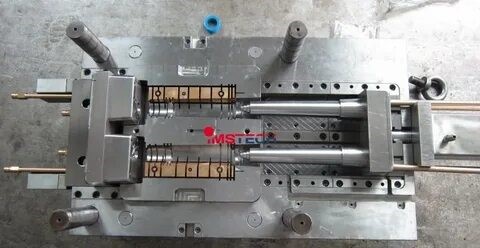 Injection mold design showing uniform wall, draft, gate, cooling