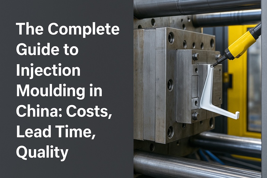 injection moulding China factory process infographic